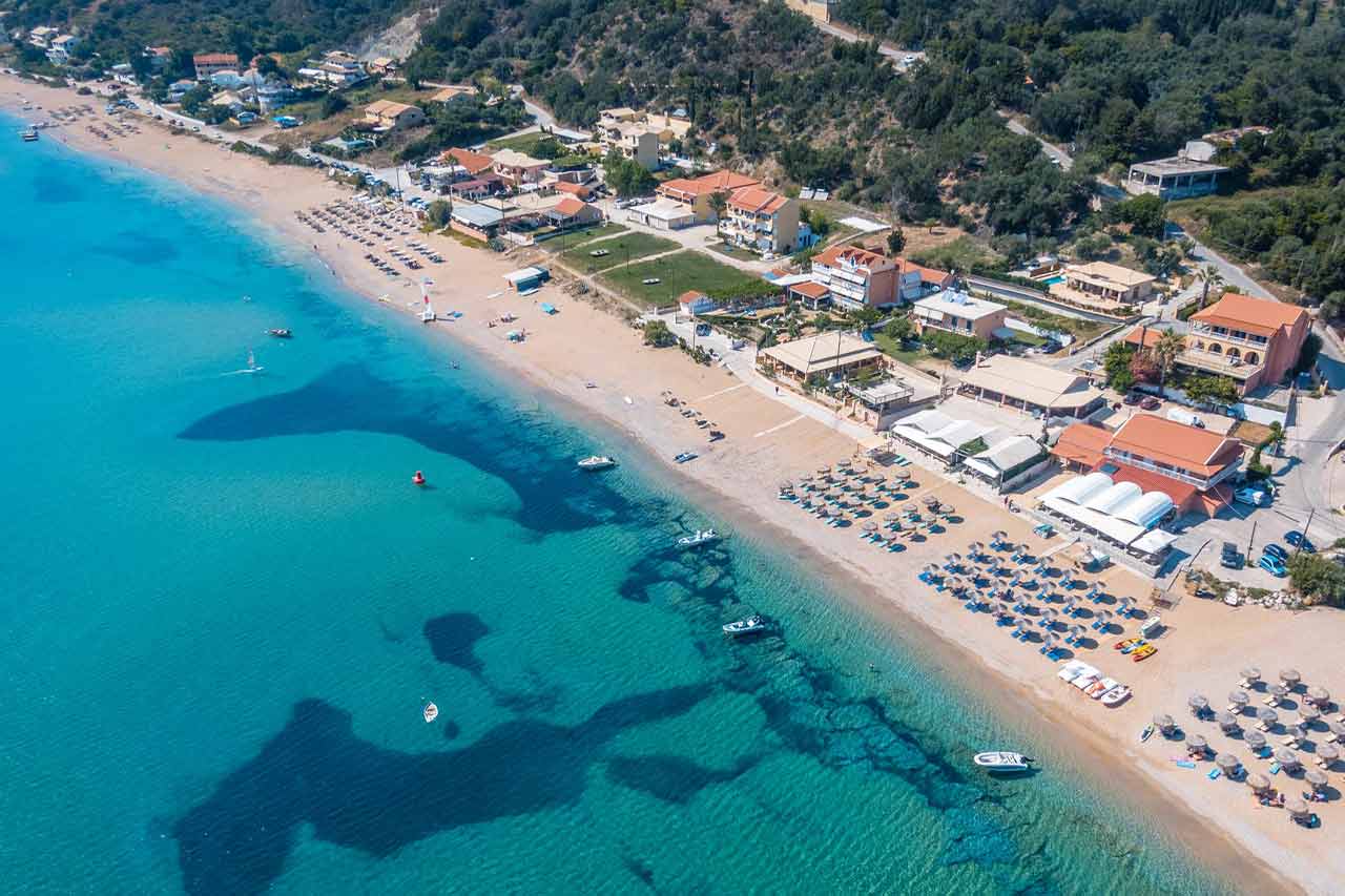 Agios Georgios beach, Korfu sziget