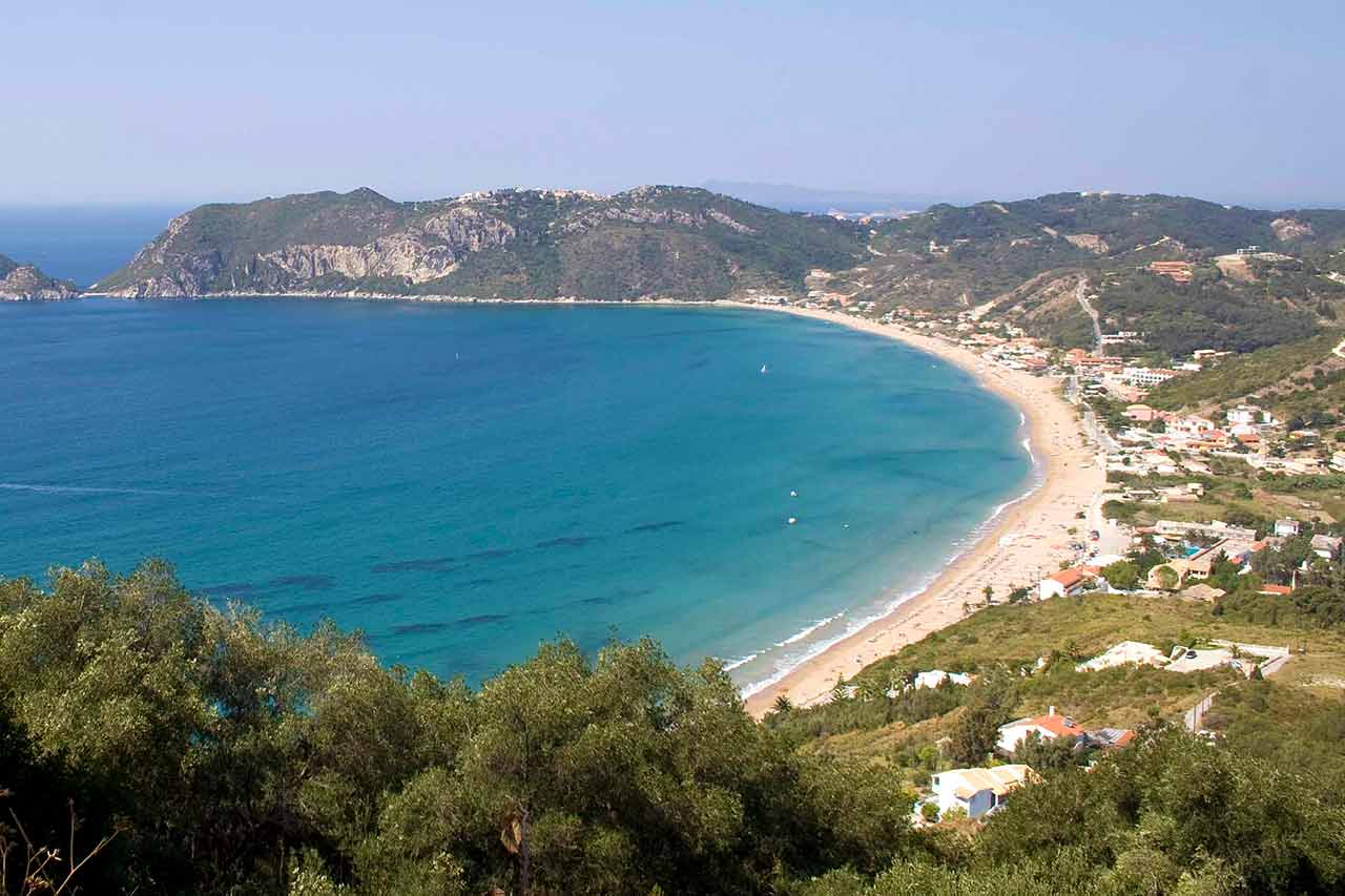Agios Georgios strand Korfun