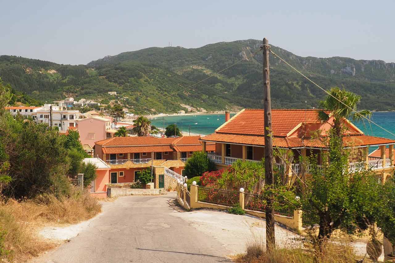 Agios Georgios szállás Korfu sziget, apartman és szálloda