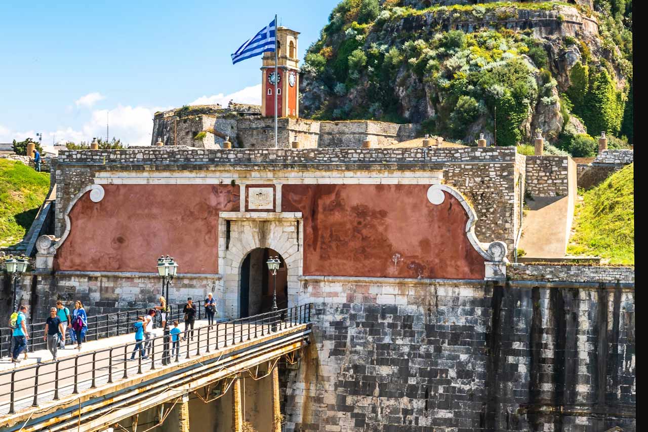 Korfu régi erődje, az Old Fortress