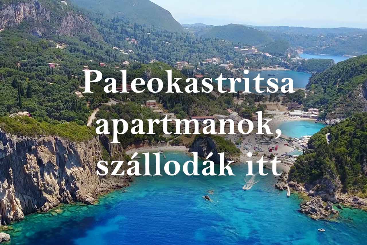 Paleokastritsa szállások, apartmanok és szállodák Korfun